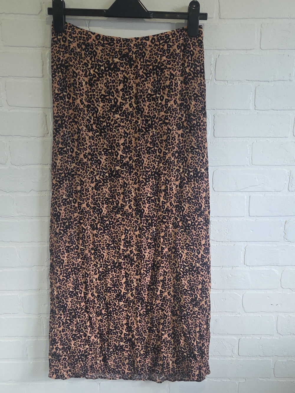 Wilfred Leopard-Print Maxi Skirt in Tan and Black
